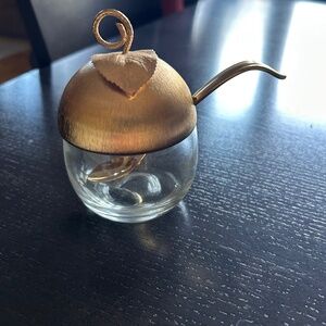 Vintage  Napier “golden apple” sugar bowl